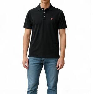 U.S. Polo Assn. Black Polo Shirt